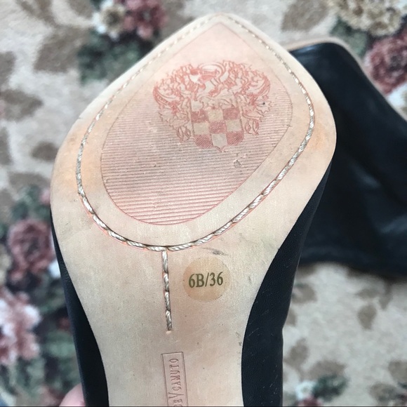 Vince Camuto Black soft leather heel boots - Picture 6 of 9